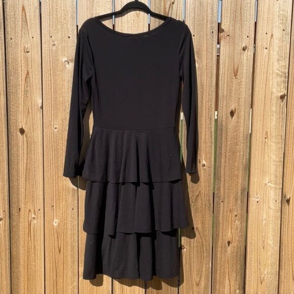 Take 50% OFF- LulaRoe Elegant Black Tiered Dress, Size-M - Picture 8 of 11
